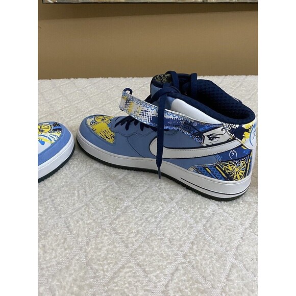 Nike Air Force 1 Mid Premium Michael Vick Collection Royale Blue 2006 Size 12.5 - Picture 5 of 16